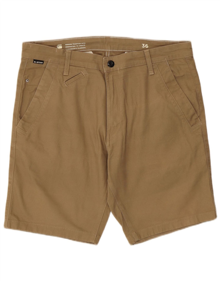 Pantaloncini chino da uomo G-Star W36 grandi in cotone kaki