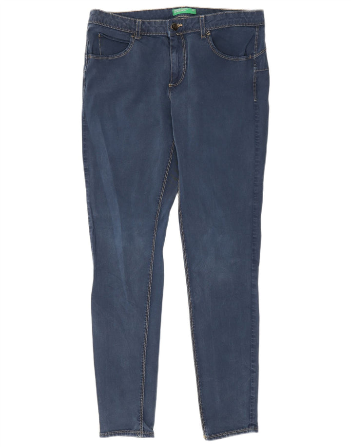 Jeans skinny da donna Benetton W31 L30 Blu navy