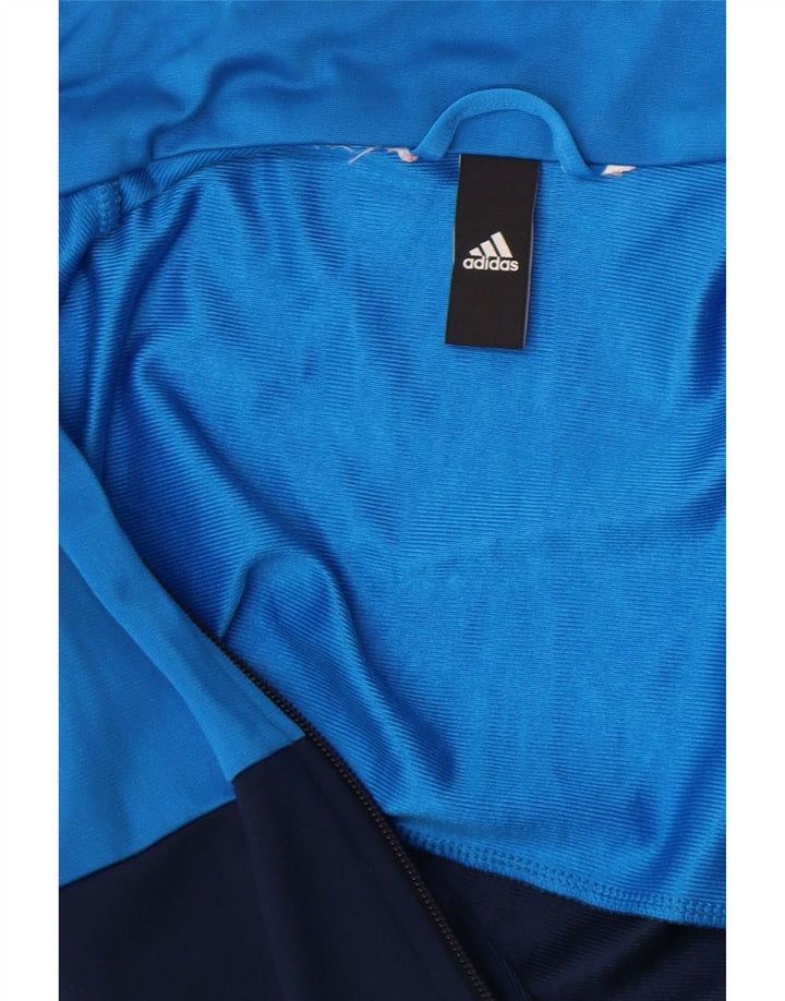 Giacca da tuta da ragazzo Adidas 13-14 anni Blu Colourblock