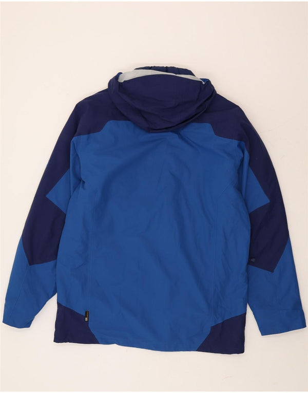 Giacca imbottita con cappuccio da donna Jack Wolfskin UK 48 3XL Blu Colourblock
