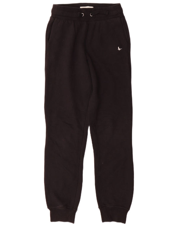 Pantaloni da tuta da donna Jack Wills Joggers UK 8 piccoli in cotone nero