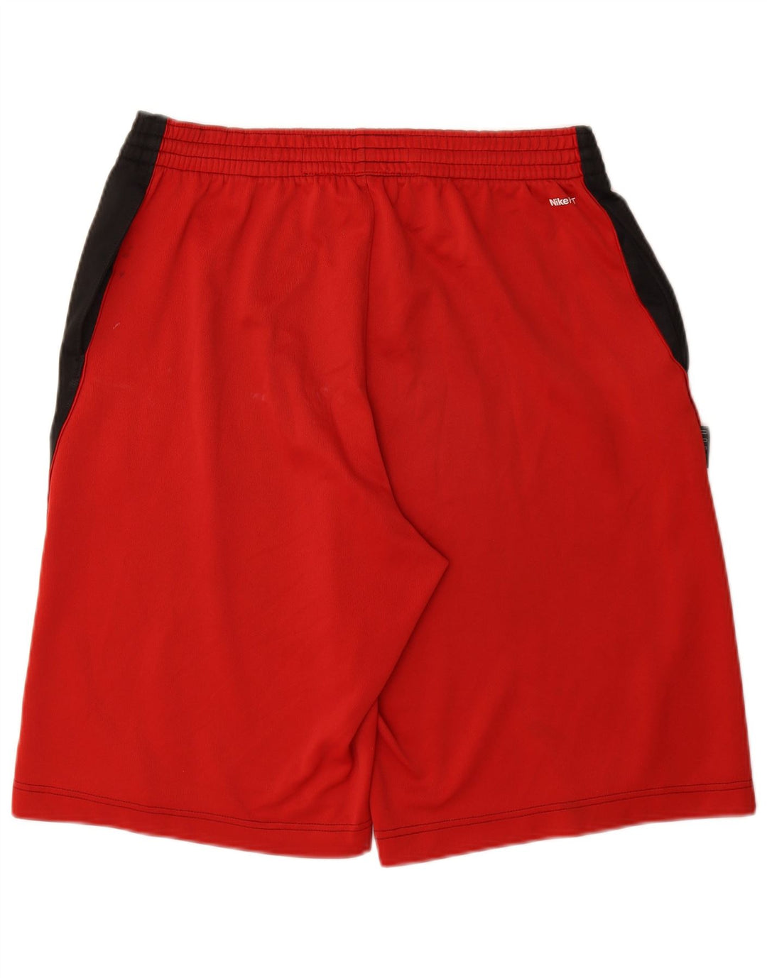 Pantaloncini sportivi Nike da uomo con grafica, grandi, in poliestere color block nero