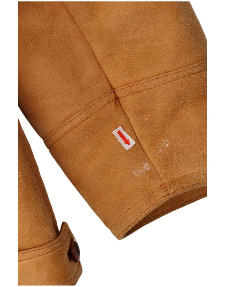 Giacca in montone DIBI Uomo Uomo IT 46 Small Beige Shearling Classic