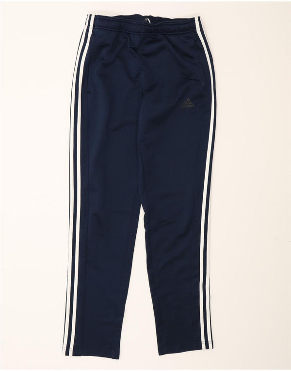 Pantaloni da tuta Adidas Climalite da uomo UK 38/40 Medio Blu Navy