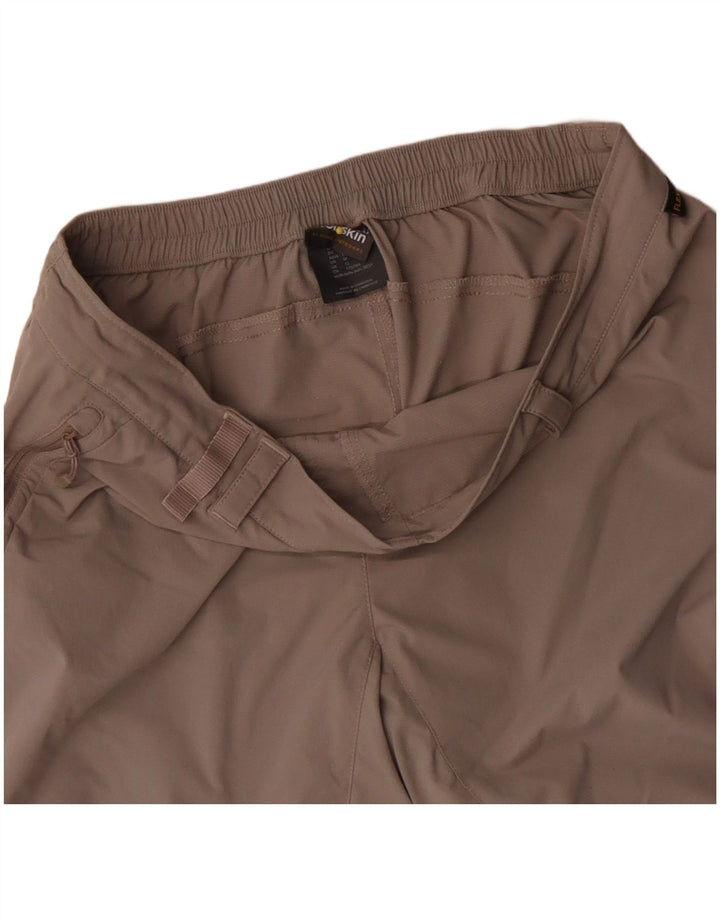 Bermuda da donna Jack Wolfskin UK 12 Medium W34 Khaki Poliammide