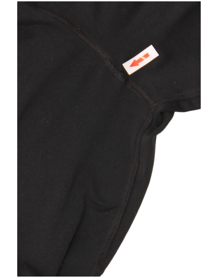 Maglia da tuta Nike Dri Fit con zip e collo pullover da uomo, poliestere nero medio