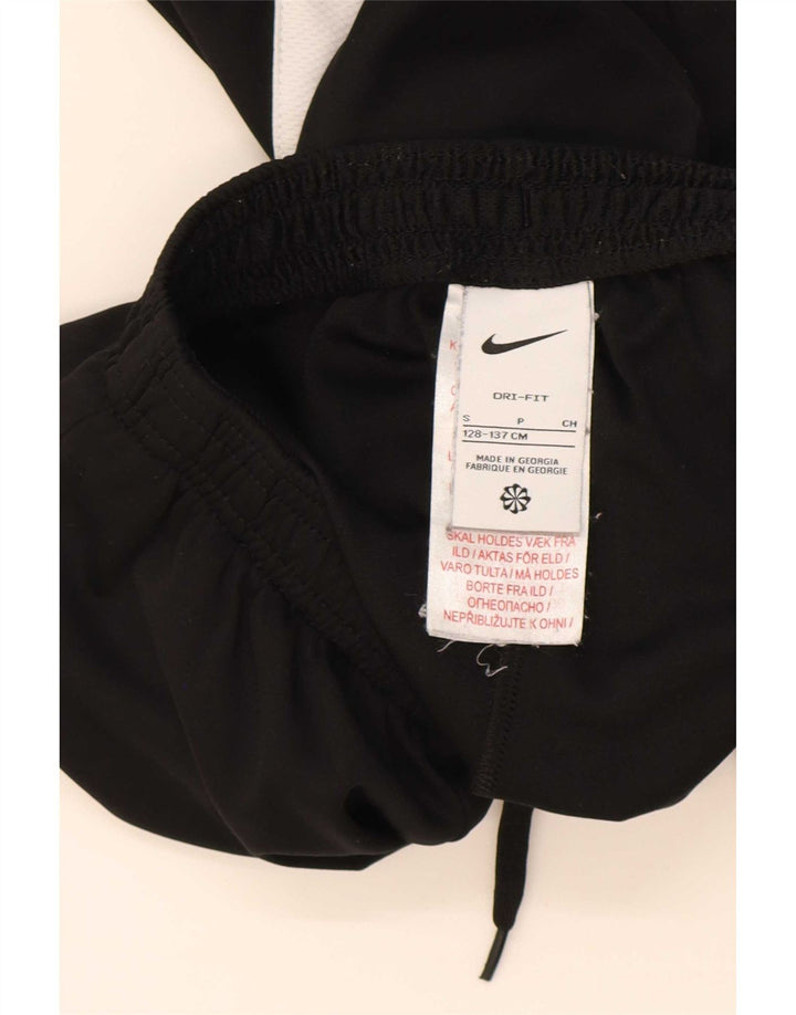 Pantaloni della tuta da ragazzo Nike 8-9 anni Small Nero Poliestere Colourblock