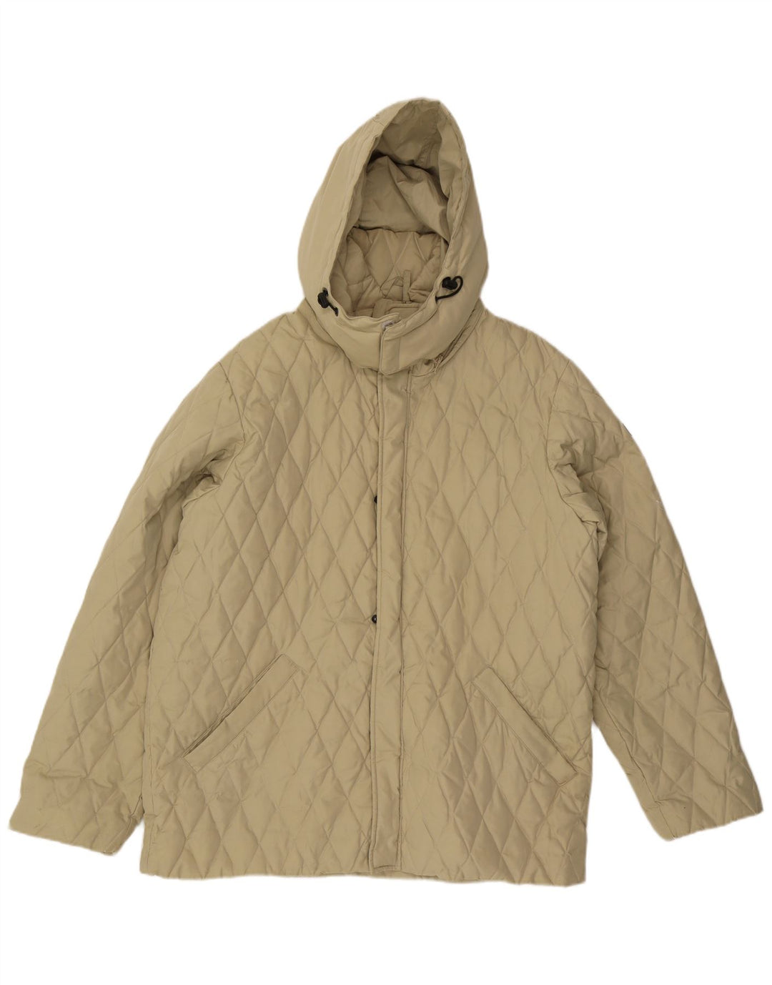 Giacca trapuntata con cappuccio da uomo Sergio Tacchini UK 40 Large Beige