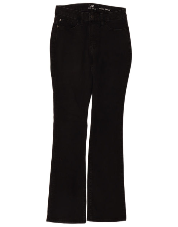 Jeans Lee Riders da donna a vita media Bootcut US 10 Large W31 L31 Cotone nero