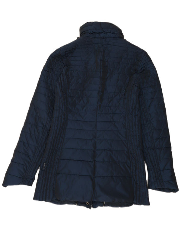 Cappotto imbottito da donna Armani Jeans EU 42 grande poliestere blu navy