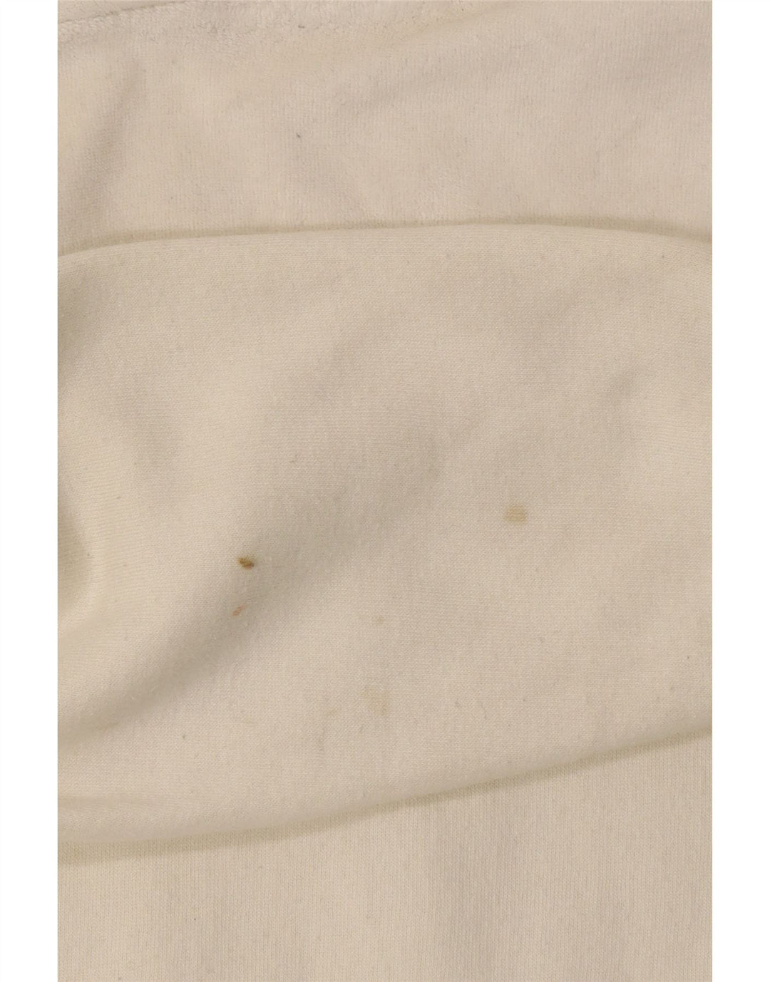 Maglione in pile con cappuccio grafico da donna CHAMPION UK 14 Cotone bianco sporco medio