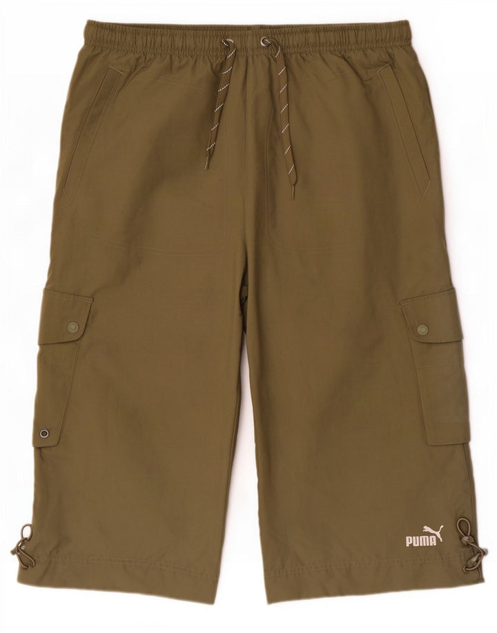 Pantaloncini sportivi da uomo Puma Graphic Bermuda XL Cachi