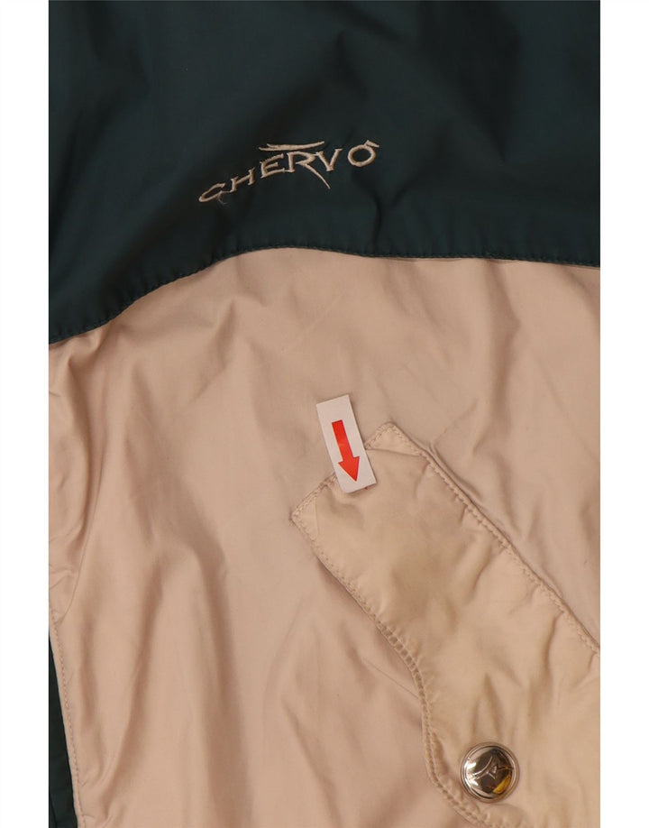 Giacca a vento grafica da uomo Chervo UK 36 Small Green Colourblock