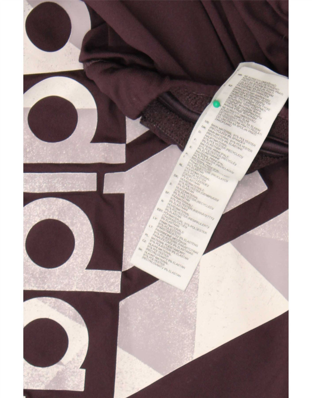 Pantaloncini sportivi Adidas da uomo con grafica media in poliestere nero