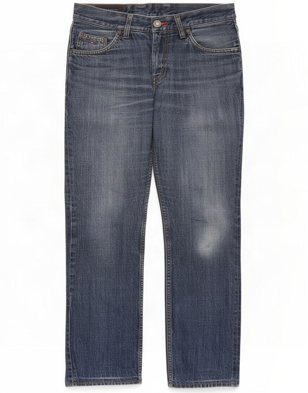 Tommy Hilfiger Jeans dritti da uomo W30 L28 Blu Cotone