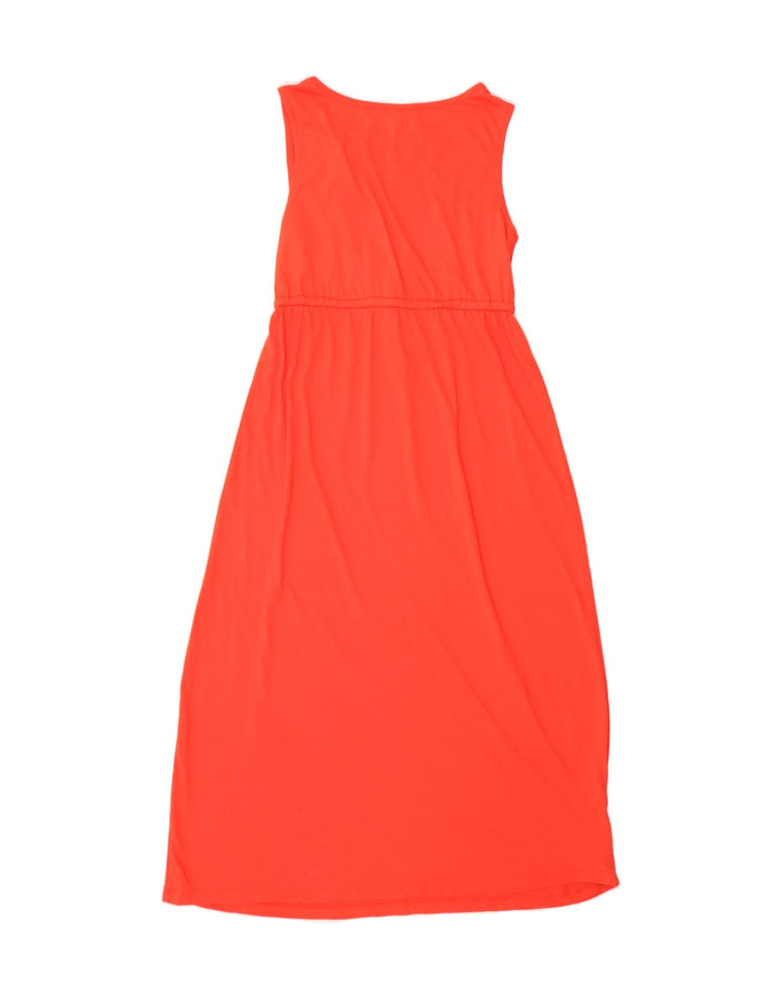 PROMOD Womens Sleeveless Maxi Dress UK 12 Medium Red Cotton Vintage Promod and Second-Hand Promod from Messina Hembry 