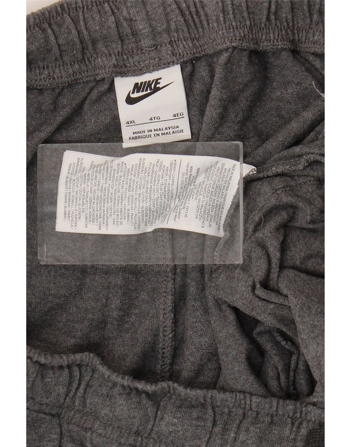 Pantaloncini sportivi Nike da uomo 4XL in cotone grigio