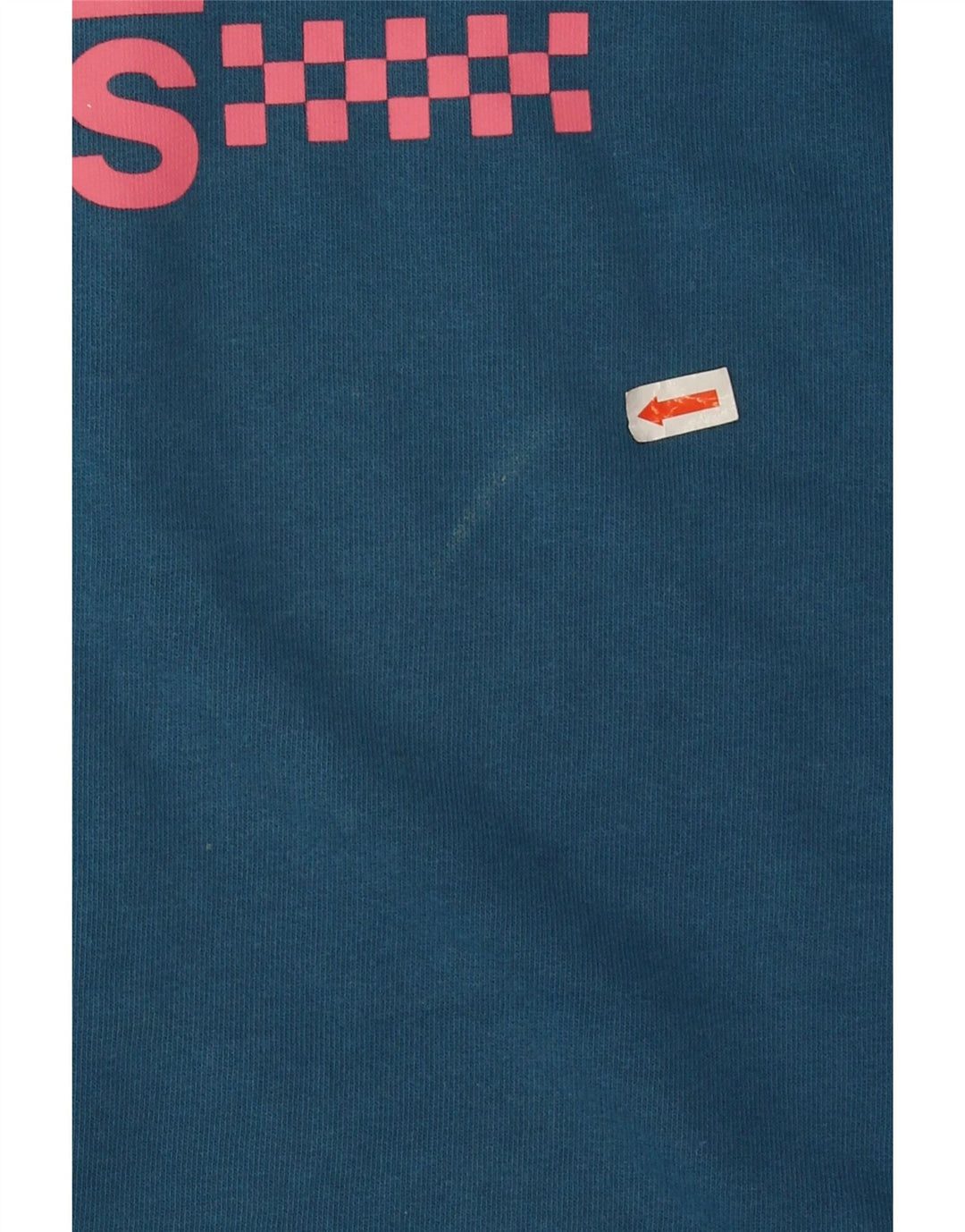 Felpa con grafica da uomo Vans, maglione, cotone blu medio