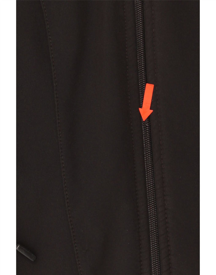 MAMMUT Womens Hooded Windbreaker Jacket UK 10 Small Black Polyester Vintage Mammut and Second-Hand Mammut from Messina Hembry 