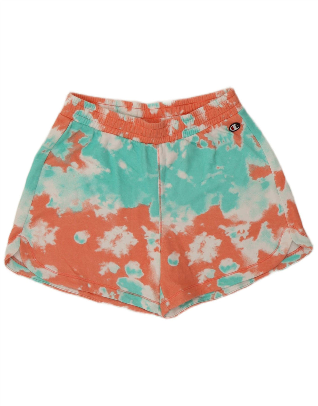 Pantaloncini sportivi da donna Champion UK 14 cotone tie dye medio multicolore