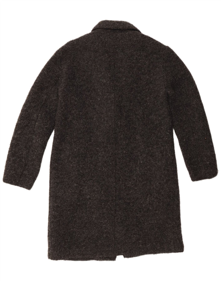 Cappotto oversize Trafaluc da donna Zara UK 10 piccolo poliestere grigio