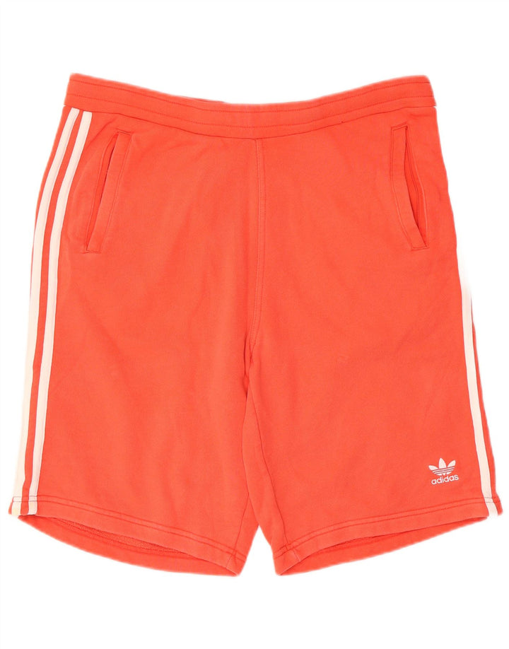 Pantaloncini sportivi Adidas da uomo di grandi dimensioni in cotone rosso