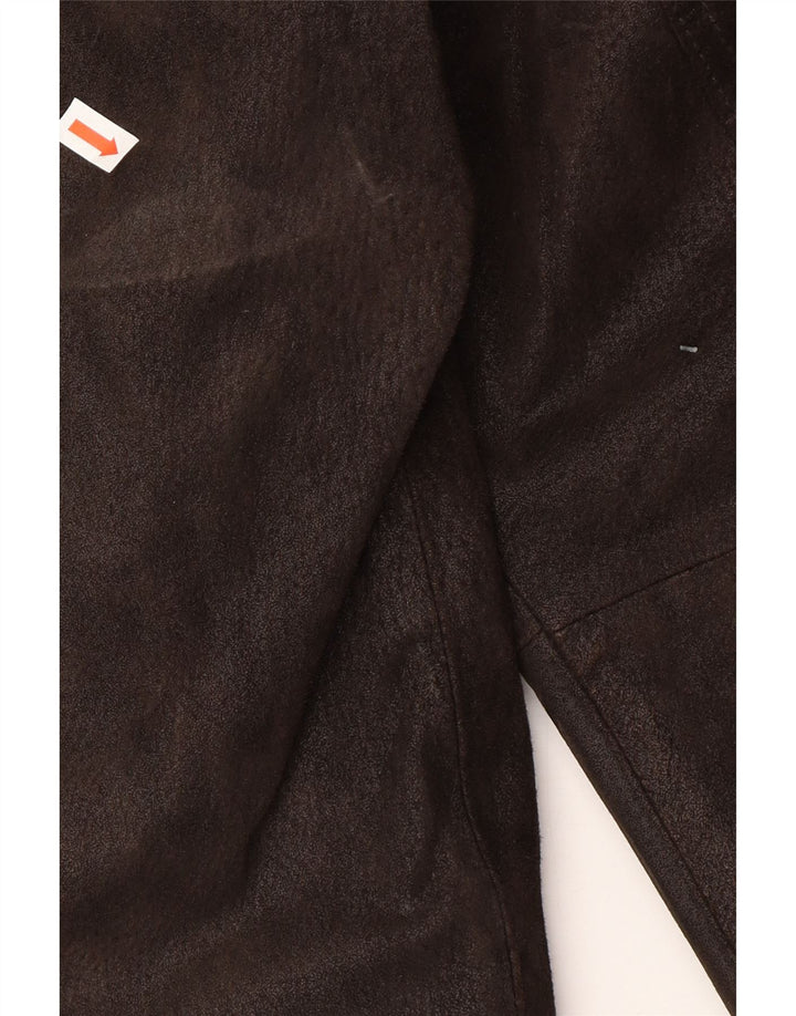 BARNEYS Mens Leather Jacket UK 42 XL Black Leather Vintage BARNEYS and Second-Hand BARNEYS from Messina Hembry 
