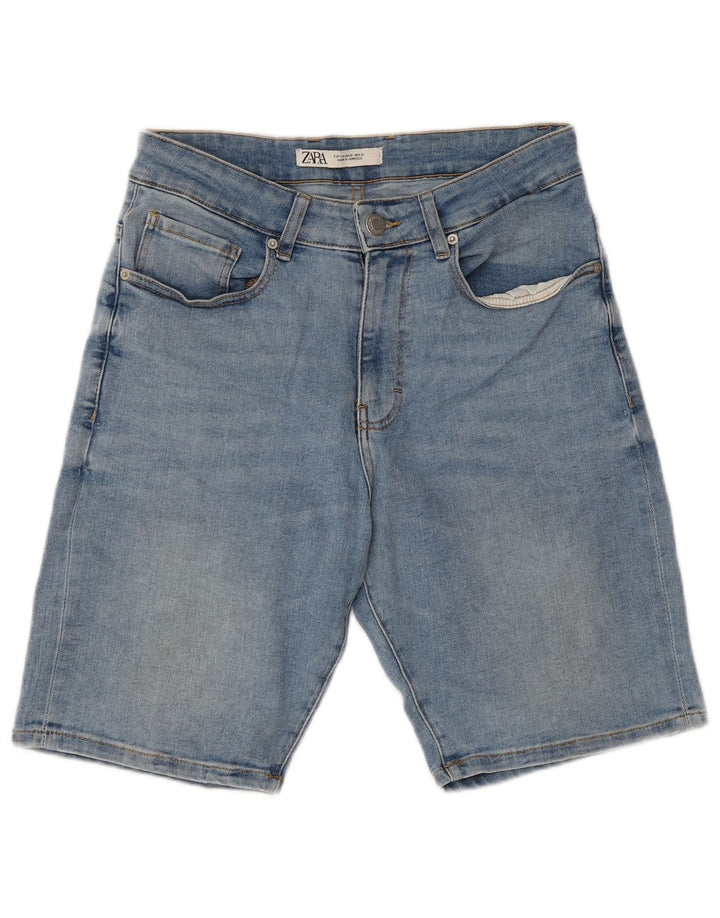 Pantaloncini di jeans da uomo Zara EU 40 medi W31 blu