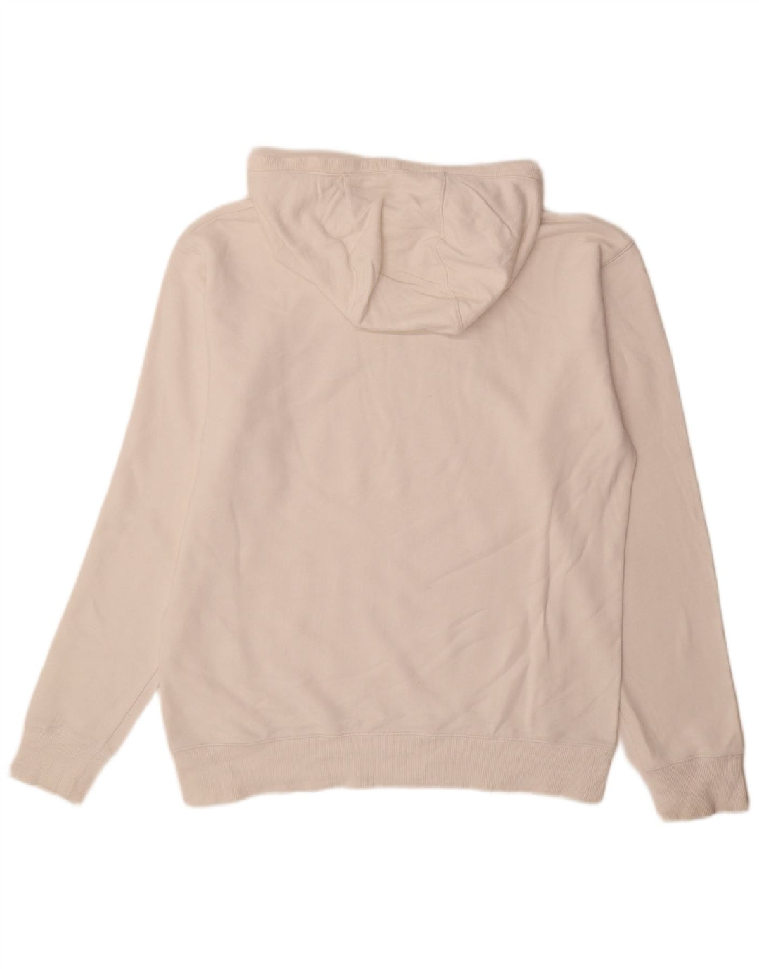 Felpa con cappuccio grafica da uomo Sisley Large bianca