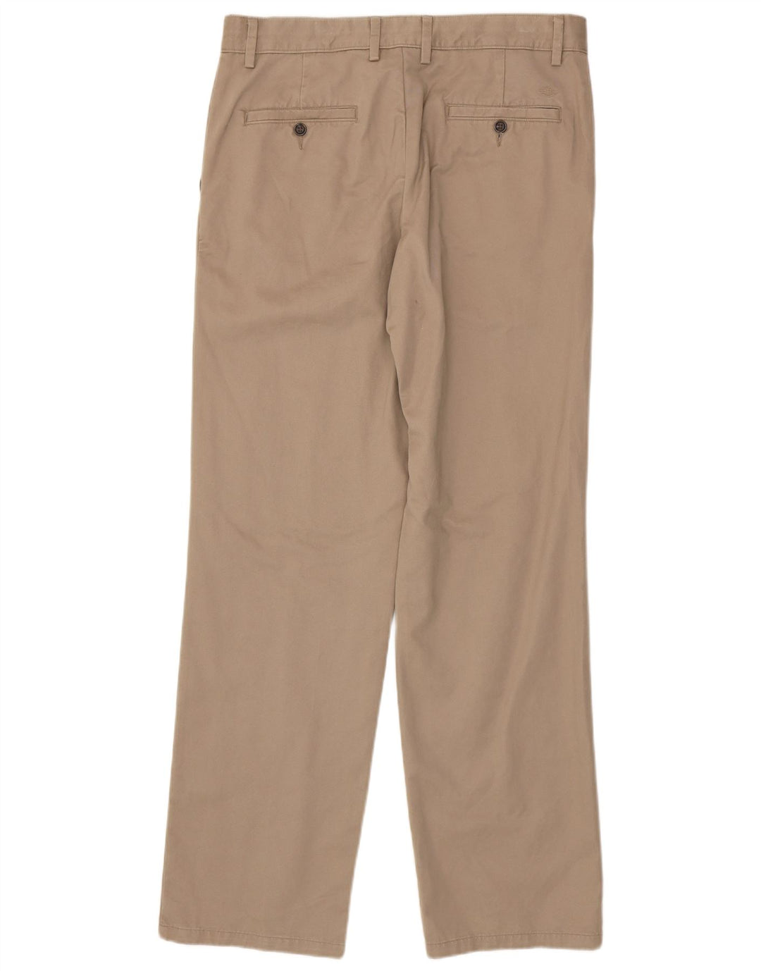 DOCKERS Pantaloni chino dritti da uomo W34 L34 Cotone beige