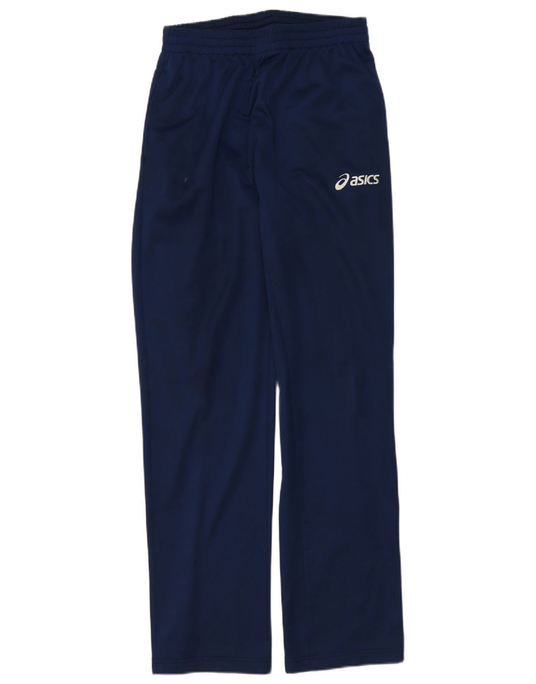 Pantaloni da tuta regolari da uomo Asics medi in poliestere blu navy