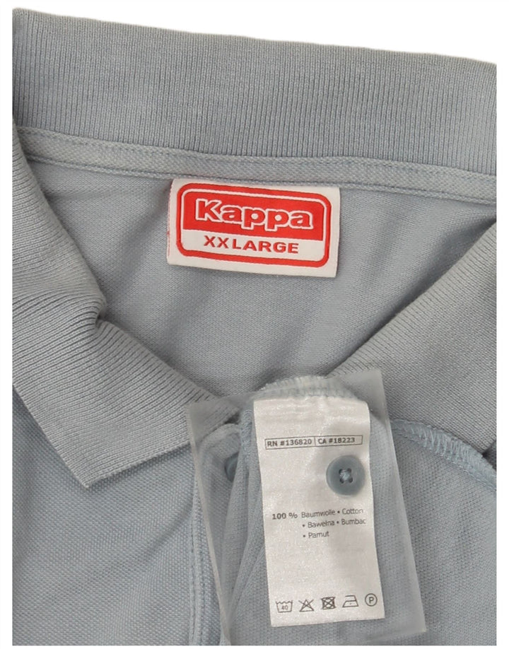 Polo Kappa Uomo 2XL Cotone Blu