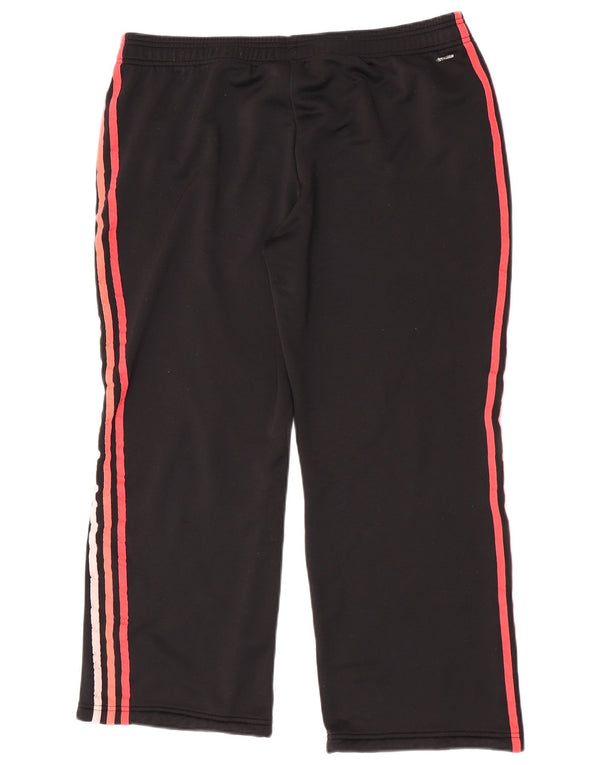 Pantaloni della tuta da donna Adidas UK 20/22 XL poliestere nero