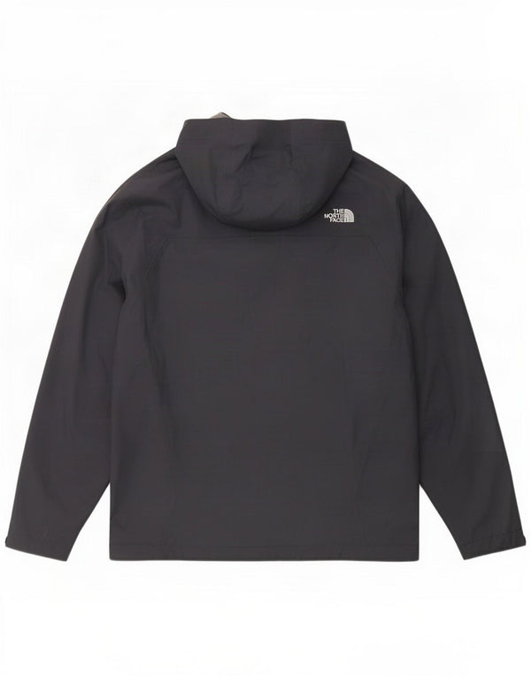 Giacca a vento con cappuccio da uomo The North Face UK 40 Large Blu Navy