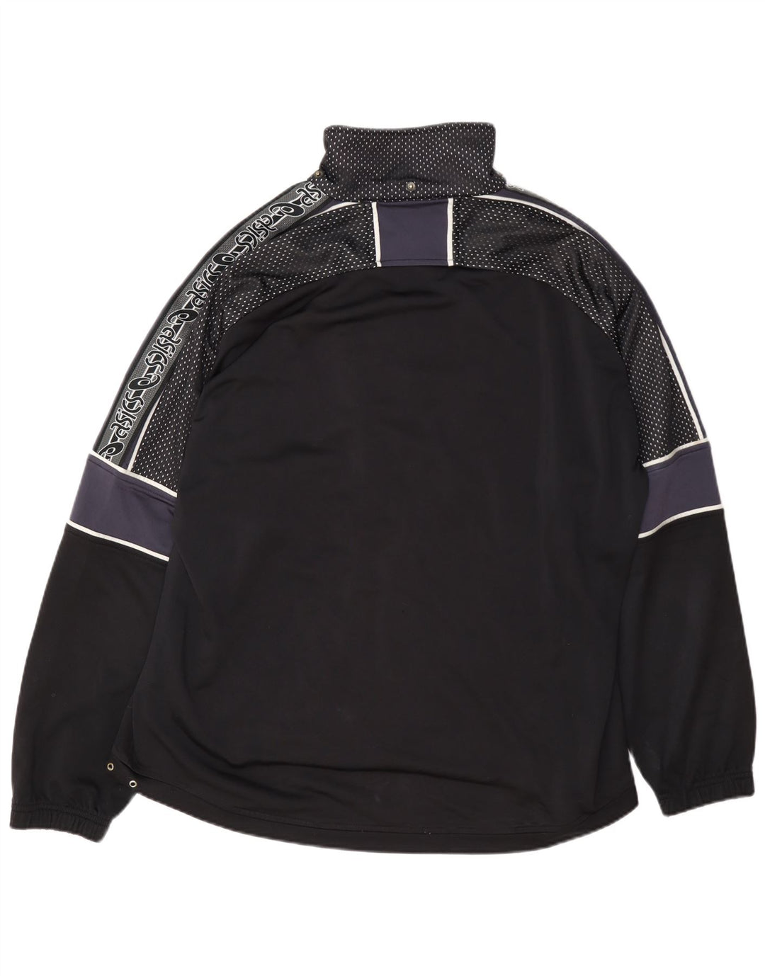 Giacca da ginnastica da uomo con vestibilità regolare Asics XL, color block nero