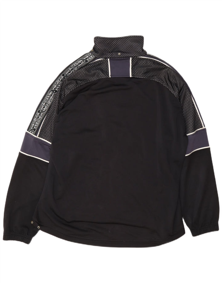 Giacca da ginnastica da uomo con vestibilità regolare Asics XL, color block nero