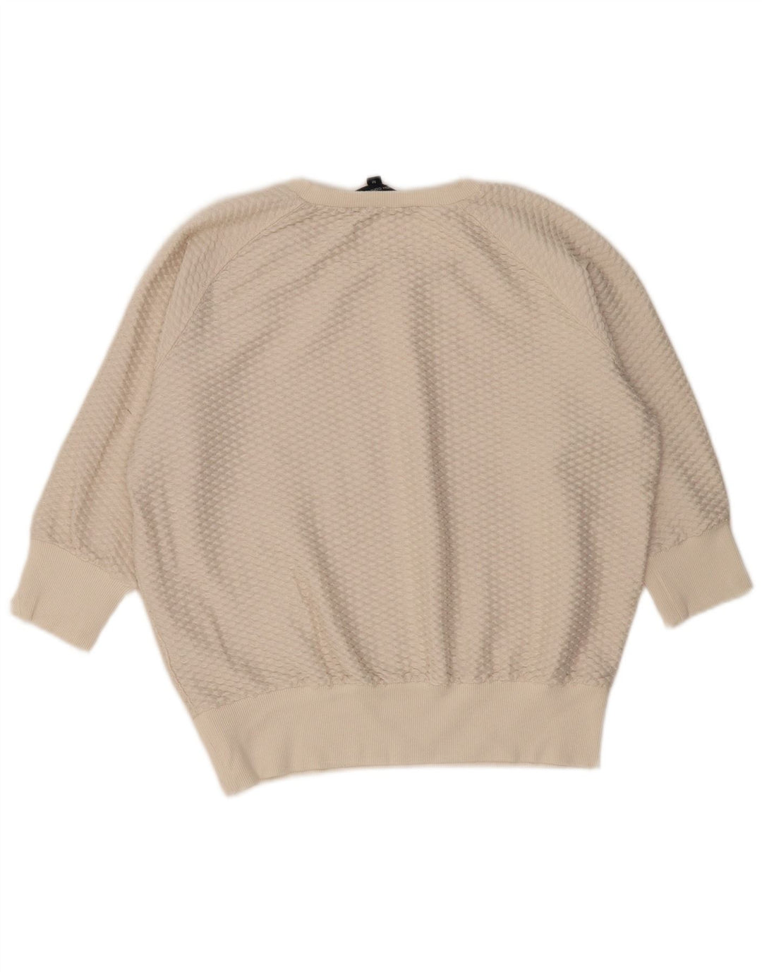 Maglione maglione con scollo a barca da donna French Connection UK 14 medio bianco sporco