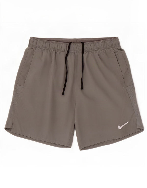 Nike Mens Dri Fit Sport Shorts Medium Grey Polyester