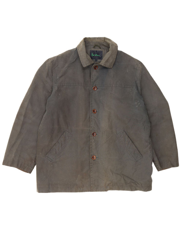 Giacca da uomo in cotone cerato Sherpa Boden UK 38 Cotone grigio medio