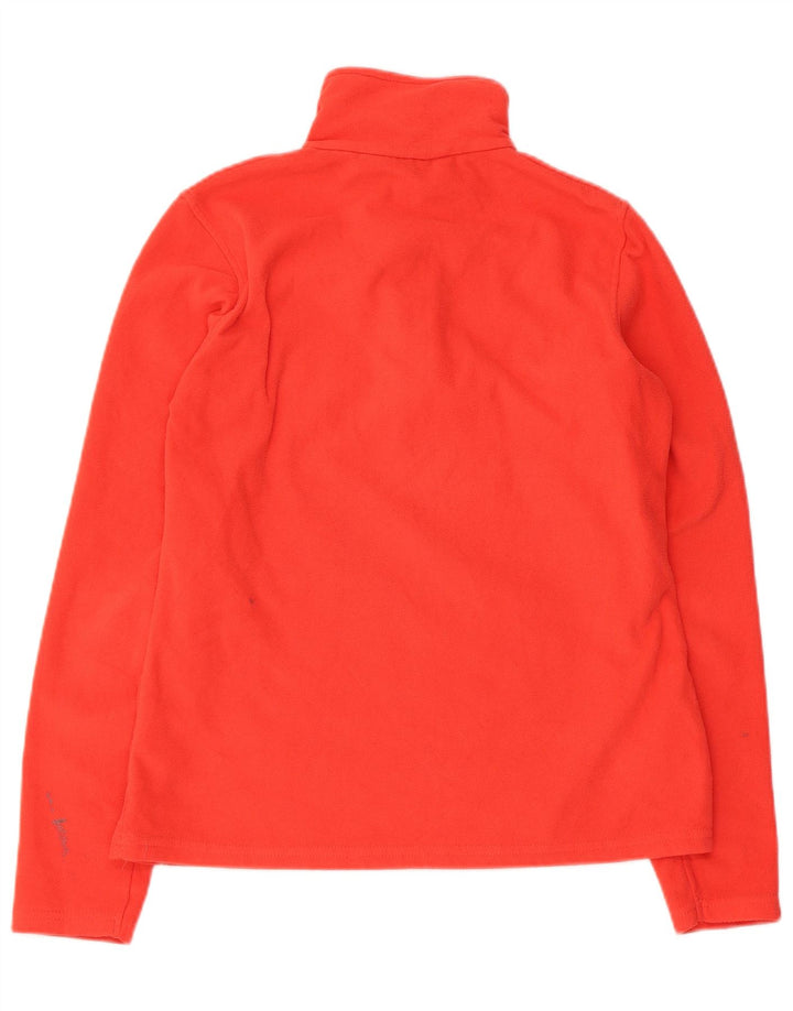 Maglione in pile da donna con collo e zip Mountain Warehouse UK 14 Poliestere rosso medio