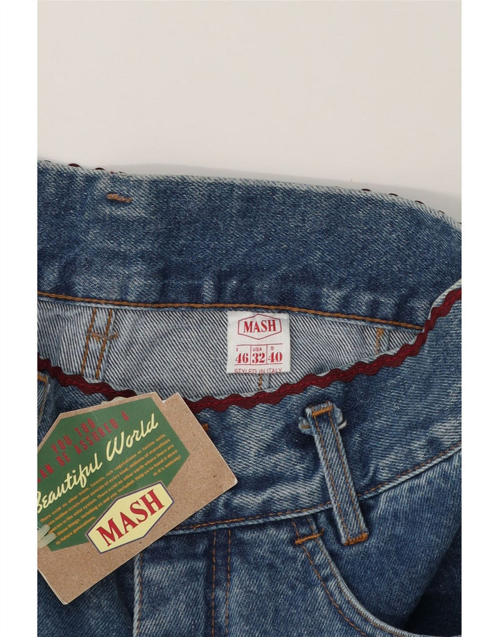MASH Womens Tapered Jeans W32 L28  Blue Cotton Vintage Mash and Second-Hand Mash from Messina Hembry 