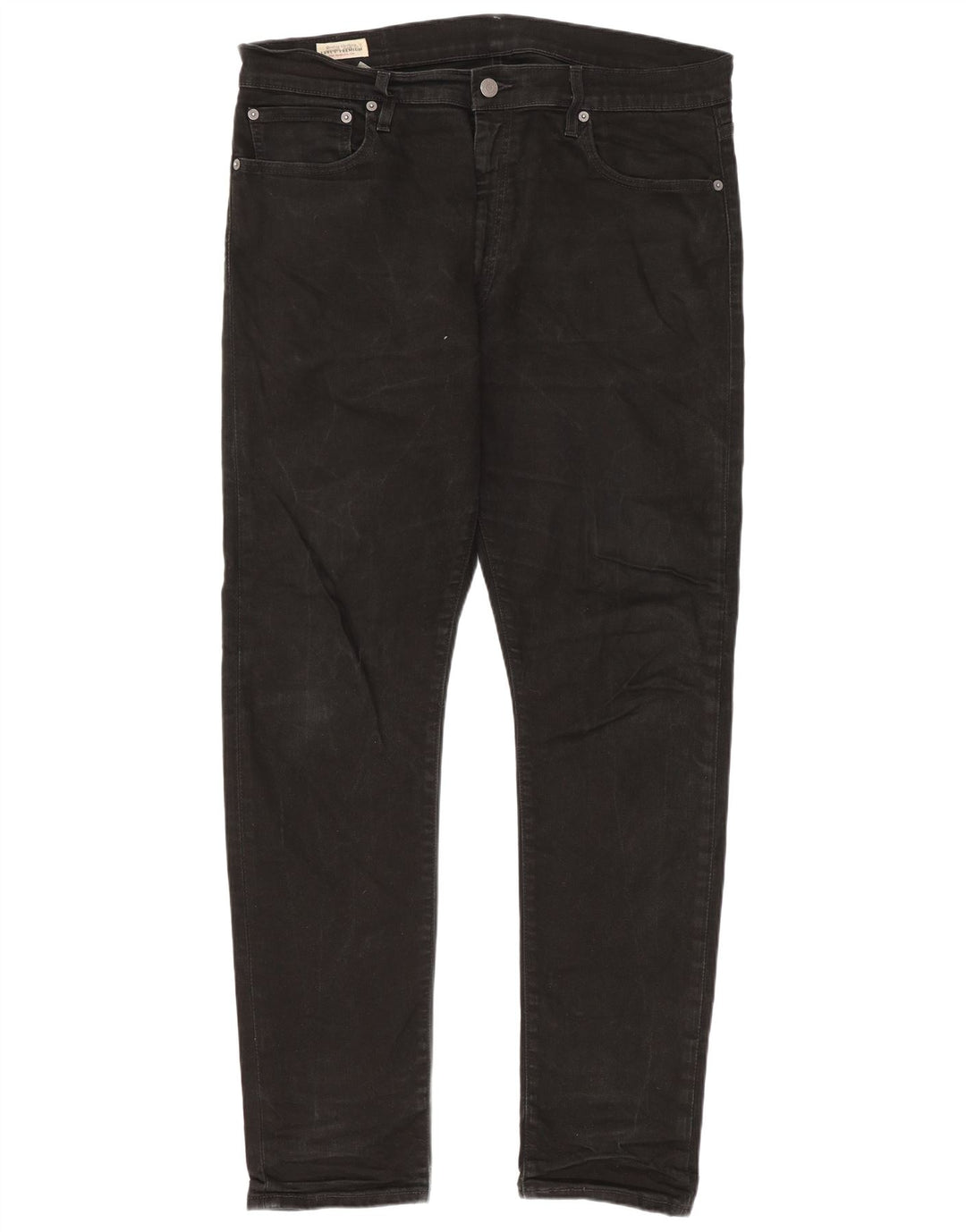 Levi's Uomo 512 Jeans slim affusolati W36 L32 Cotone Nero