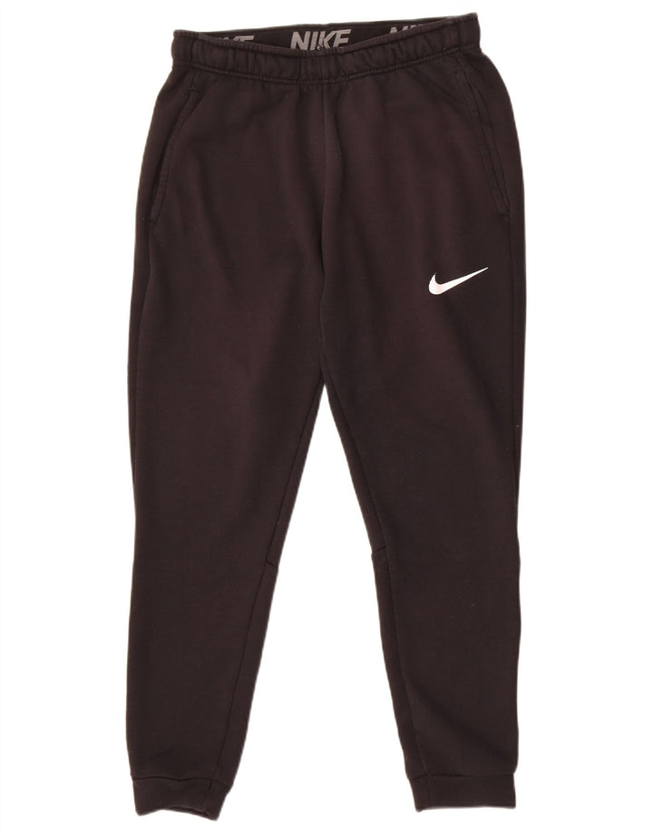 Pantaloni da tuta Nike Dri Fit da uomo, pantaloni da jogging, piccoli, in poliestere nero