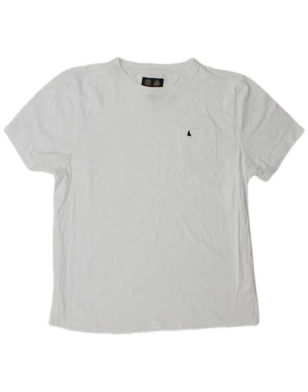 T-shirt da uomo Musto Top XL in cotone bianco