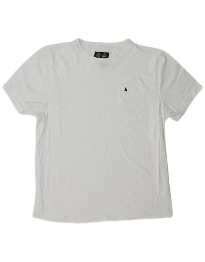 T-shirt da uomo Musto Top XL in cotone bianco