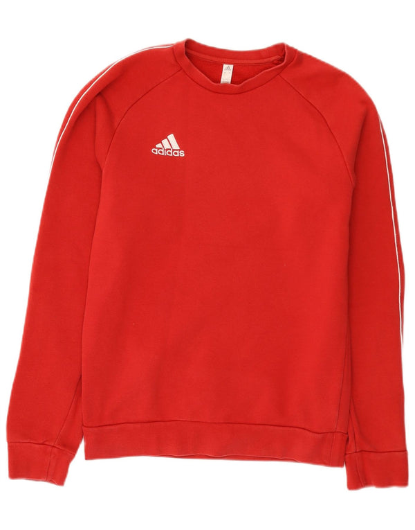 Felpa Adidas Uomo Maglione Piccolo Rosso Cotone