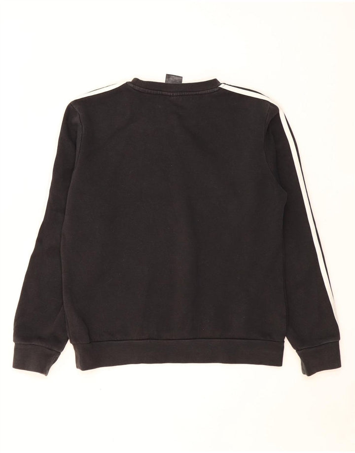 Felpa da donna Adidas Jumper UK 12/14 cotone nero medio