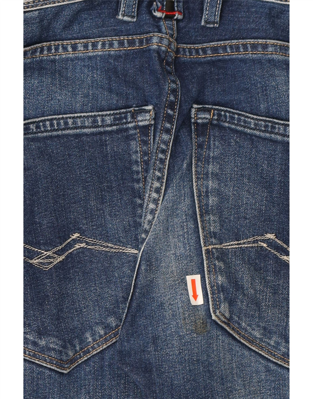 REPLAY Womens Distressed Slim Jeans W26 L28 Blue Vintage Replay and Second-Hand Replay from Messina Hembry 