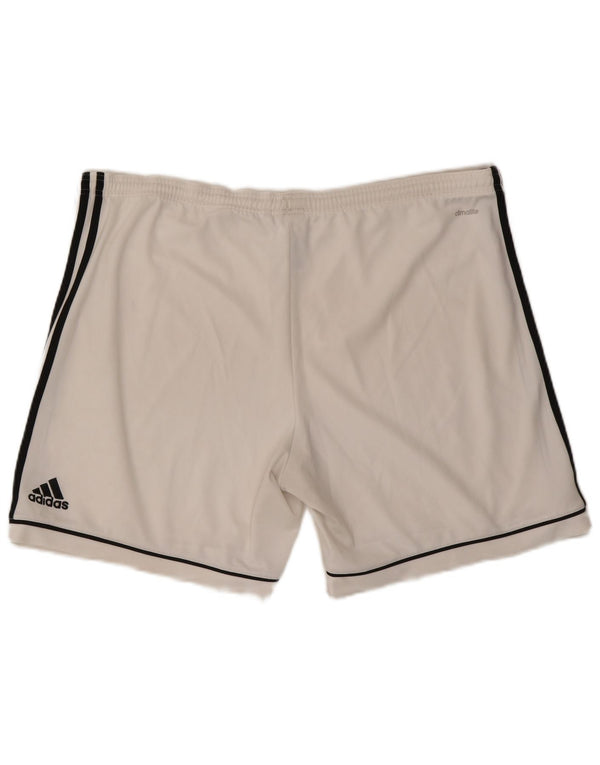 Pantaloncini sportivi Adidas Climalite da uomo XL poliestere bianco