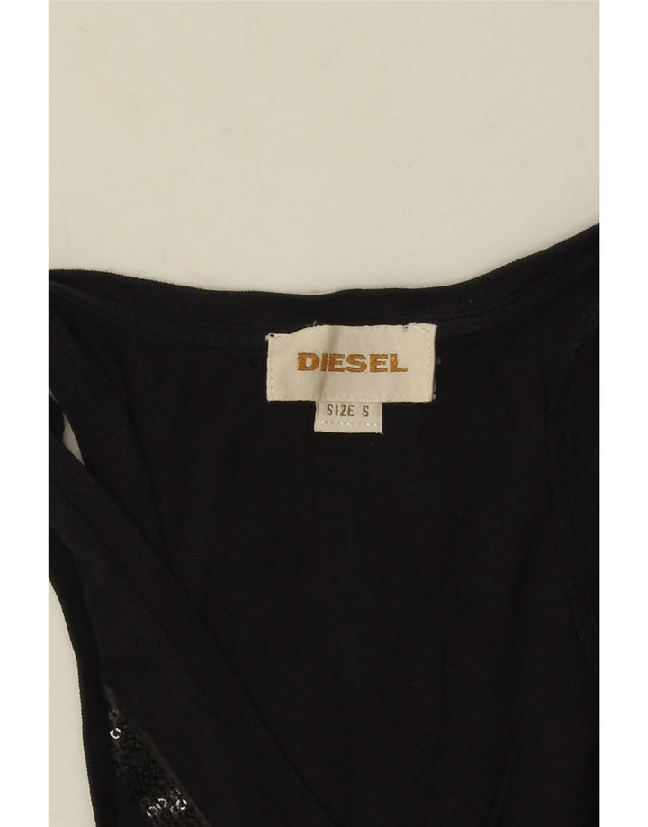 Canotta da donna Diesel UK 10 piccola nera